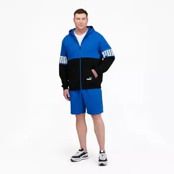 Мужские тренировочные шорты PUMA POWER Logo 8 дюймов, синий