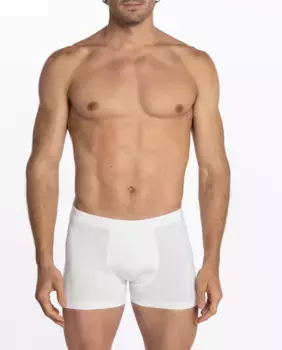Мужские трикотажные боксерские шорты белого цвета Punto Blanco, белый