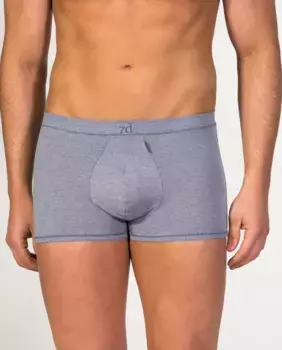 Мужские трикотажные боксерские шорты из египетского хлопка ZD, синий