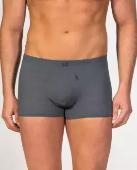 Мужские трикотажные боксерские шорты из египетского хлопка ZD, темно-серый