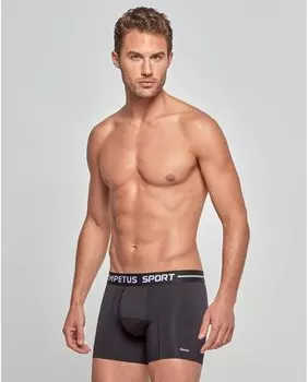 Мужские трикотажные боксеры черного цвета Impetus, черный