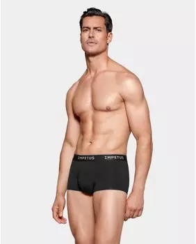 Мужские трикотажные боксеры черного цвета Impetus, черный