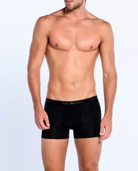 Мужские трикотажные боксеры черного цвета Punto Blanco, черный