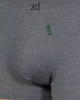 Мужские трикотажные боксеры из египетского хлопка ZD, темно-серый