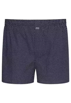 Мужские трикотажные боксеры с завышенной талией и принтом Jockey, темно-синий