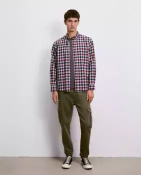 Мужские трикотажные джинсы-джоггеры с несколькими карманами Easy Wear, цвет Kaki