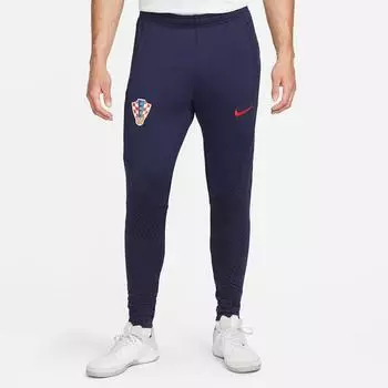 Мужские трикотажные футбольные брюки Nike Croatia Strike Dri-FIT, синий