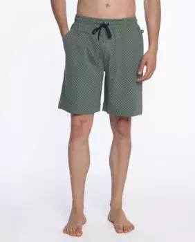 Мужские трикотажные короткие пижамные штаны Punto Blanco, зеленый