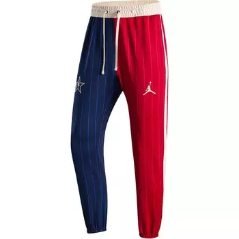 Мужские трикотажные спортивные штаны All-Star 2024, темно-красные Jordan, цвет Deep Team Red