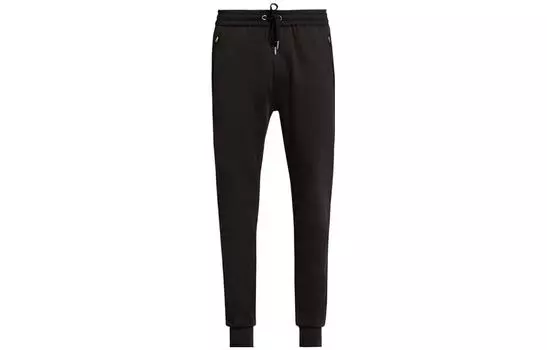 Мужские трикотажные спортивные штаны Burberry, цвет Black