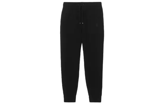Мужские трикотажные спортивные штаны Burberry, цвет Black