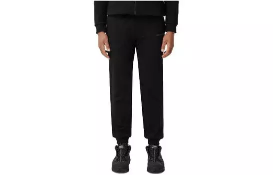 Мужские трикотажные спортивные штаны Burberry, цвет Black