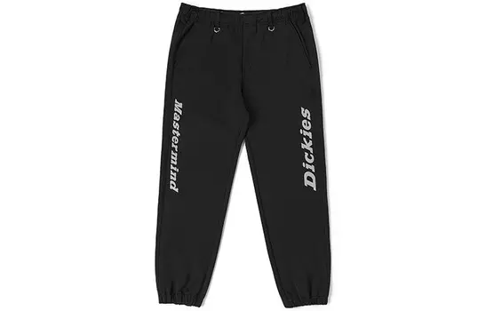 Мужские трикотажные спортивные штаны Dickies, цвет Black/White
