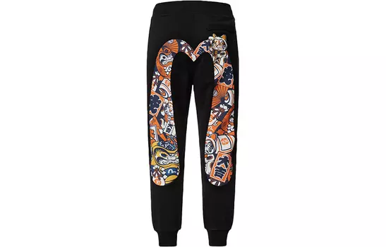 Мужские трикотажные спортивные штаны EVISU, Темно-серый