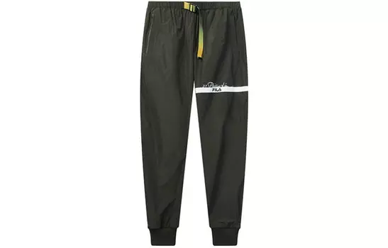 Мужские трикотажные спортивные штаны FILA, цвет Army Green
