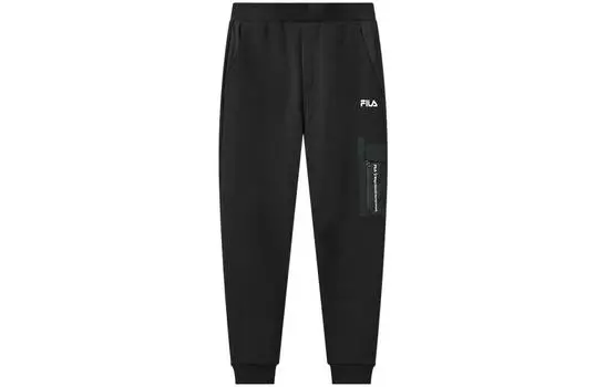 Мужские трикотажные спортивные штаны FILA, цвет Black