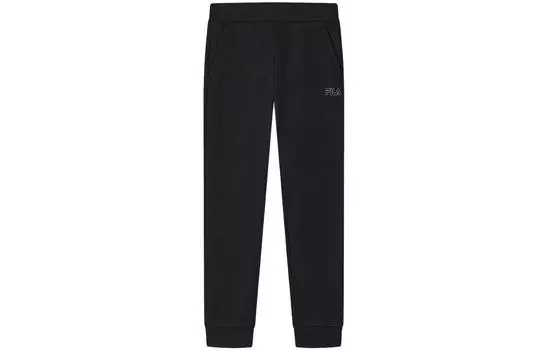 Мужские трикотажные спортивные штаны FILA, цвет Black