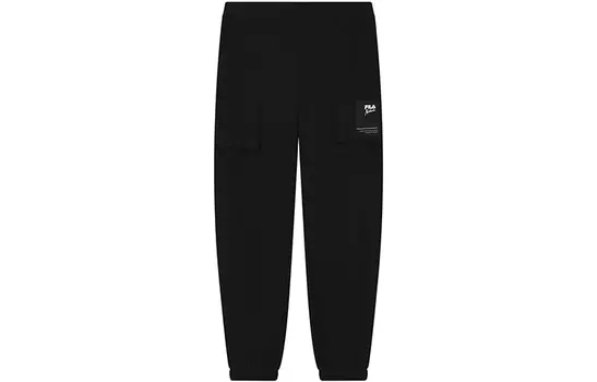 Мужские трикотажные спортивные штаны FILA, цвет Black