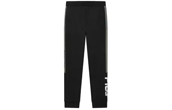 Мужские трикотажные спортивные штаны FILA, цвет Black