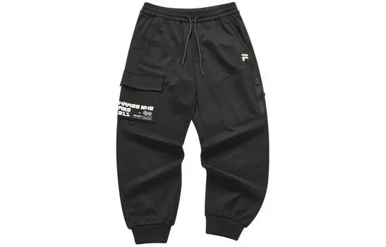 Мужские трикотажные спортивные штаны FILA, цвет Black
