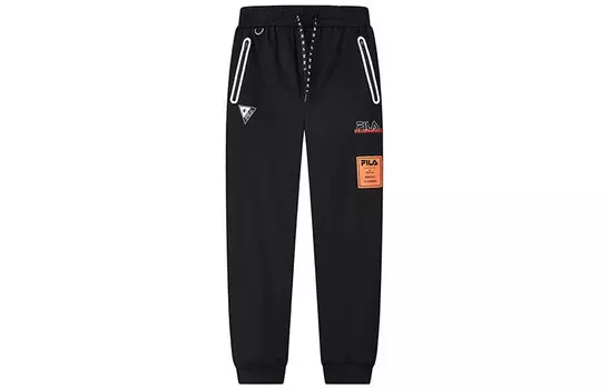 Мужские трикотажные спортивные штаны FILA, цвет Black