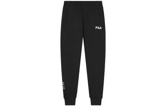 Мужские трикотажные спортивные штаны FILA, цвет Black