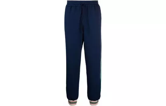 Мужские трикотажные спортивные штаны GUCCI, цвет Blue