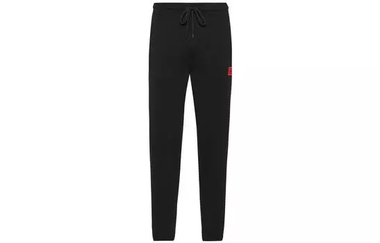 Мужские трикотажные спортивные штаны HUGO BOSS, Черный