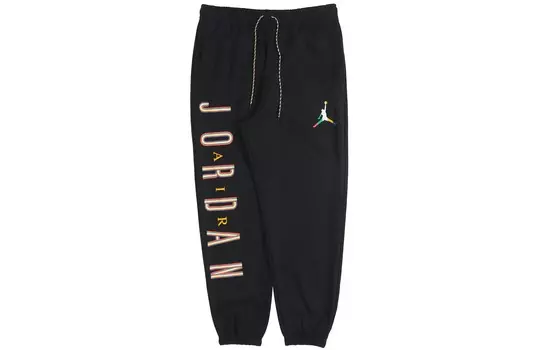 Мужские трикотажные спортивные штаны Jordan, Черный