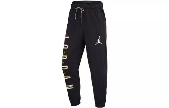 Мужские трикотажные спортивные штаны Jordan, Черный