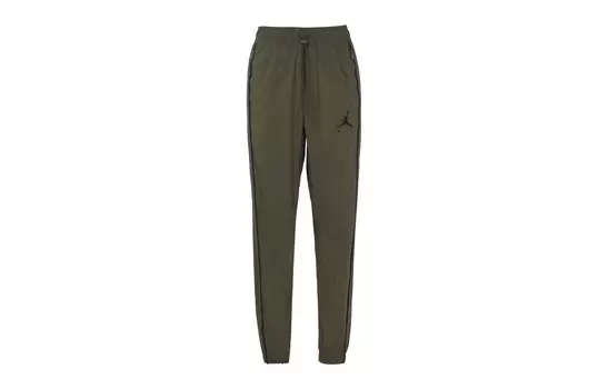 Мужские трикотажные спортивные штаны Jordan, цвет Army Green