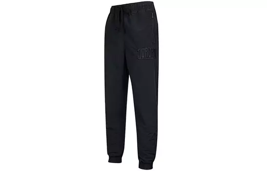 Мужские трикотажные спортивные штаны Jordan, цвет Black