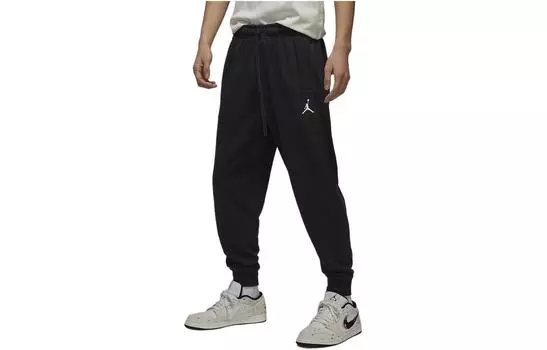 Мужские трикотажные спортивные штаны Jordan, цвет Black