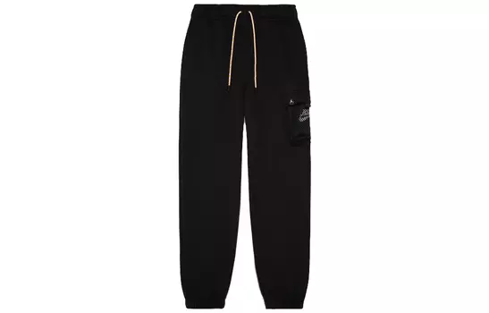 Мужские трикотажные спортивные штаны Jordan, цвет Black