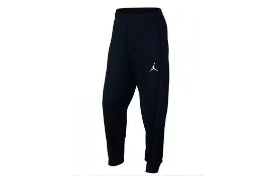 Мужские трикотажные спортивные штаны Jordan, цвет Black