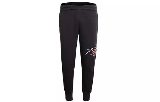 Мужские трикотажные спортивные штаны Jordan, цвет Black
