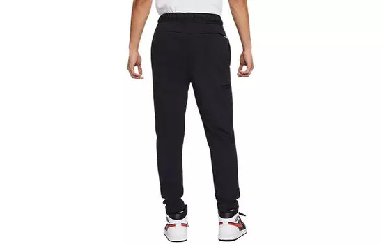 Мужские трикотажные спортивные штаны Jordan, цвет Black