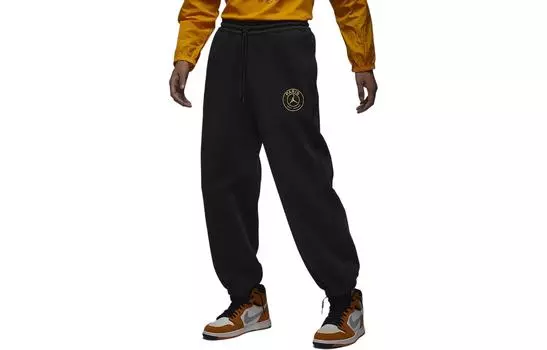 Мужские трикотажные спортивные штаны Jordan, цвет Black