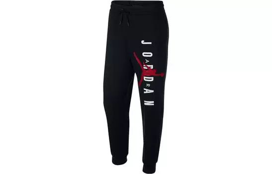 Мужские трикотажные спортивные штаны Jordan, цвет Black