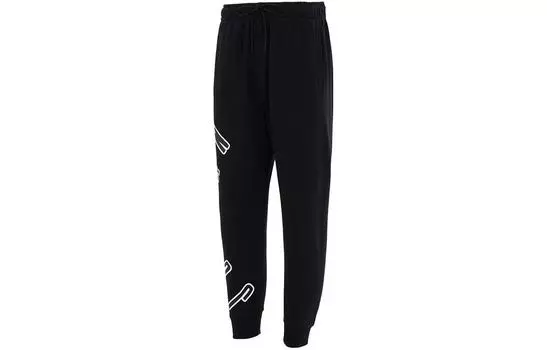 Мужские трикотажные спортивные штаны Jordan, цвет Black