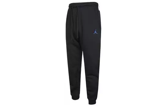 Мужские трикотажные спортивные штаны Jordan, цвет Black