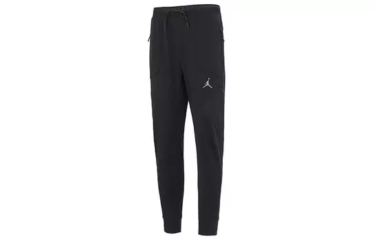 Мужские трикотажные спортивные штаны Jordan, цвет Black