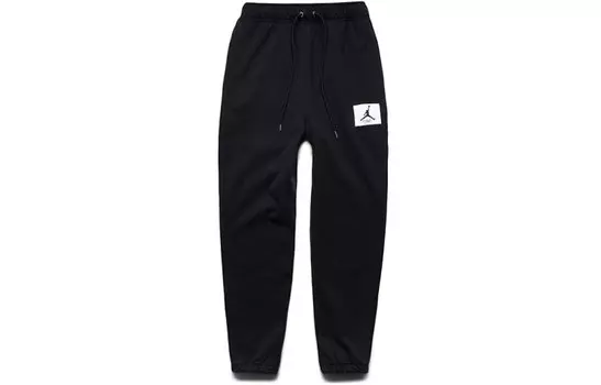 Мужские трикотажные спортивные штаны Jordan, цвет Black