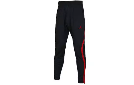 Мужские трикотажные спортивные штаны Jordan, цвет Black/Red