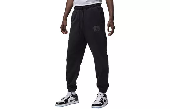 Мужские трикотажные спортивные штаны Jordan, цвет Black