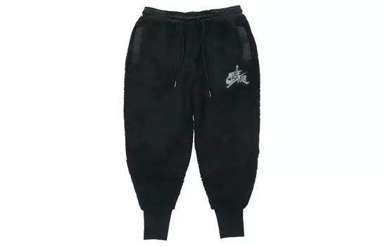 Мужские трикотажные спортивные штаны Jordan, цвет Black