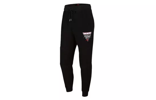 Мужские трикотажные спортивные штаны Jordan, цвет Black
