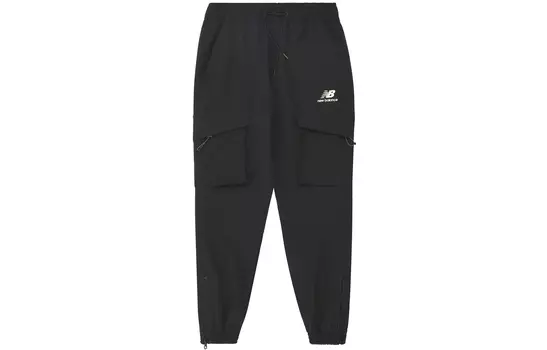Мужские трикотажные спортивные штаны New Balance, Черный