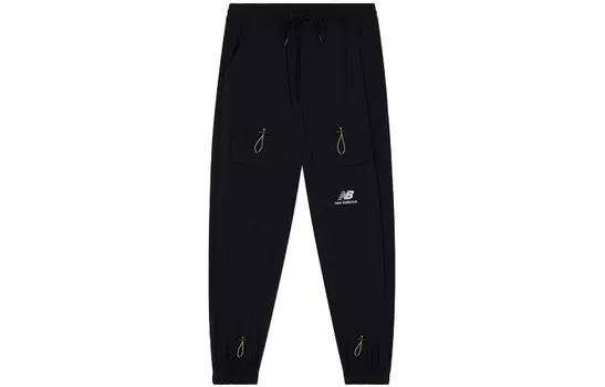 Мужские трикотажные спортивные штаны New Balance, цвет Black