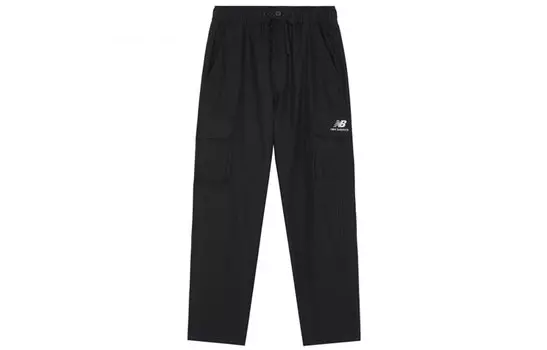 Мужские трикотажные спортивные штаны New Balance, цвет Black
